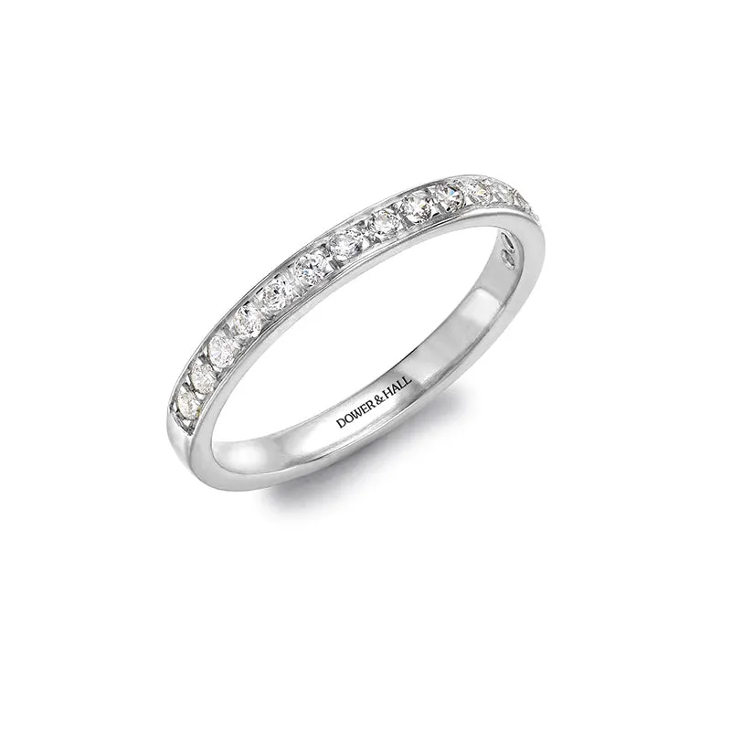 18k Exquisite 2.5mm Eternity Band Ring