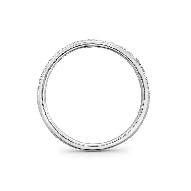 18k Exquisite 2.5mm Eternity Band Ring