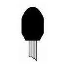 3/4" x 1-1/8" Mounted Points PT-60Q White A-Hex Shaped