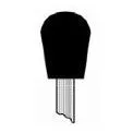 3/4" x 1" Mounted Points PT-60Q White A Shaped