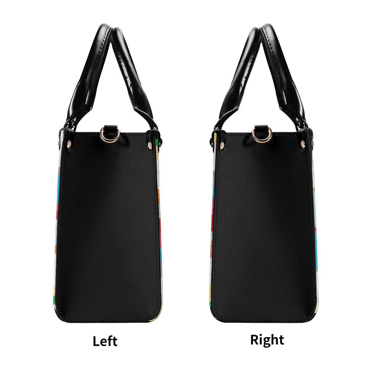 45dgr DCYG White Logo & Green,Orange,Yellow & Multiple Sizes Upgraded Luxury Women PU Leather Handbag