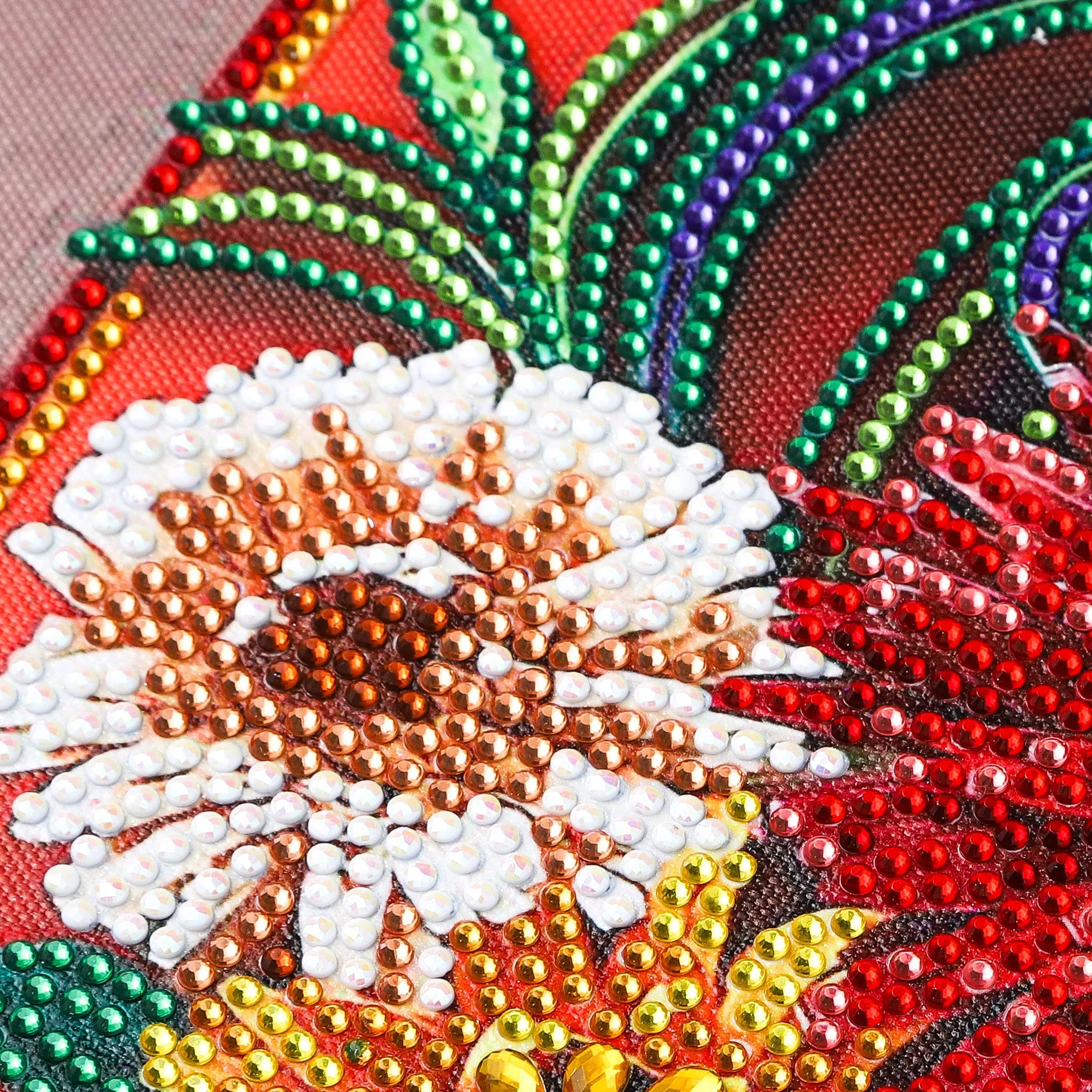 5D DIY  Special-Shaped Diamond- flower 30*40cm