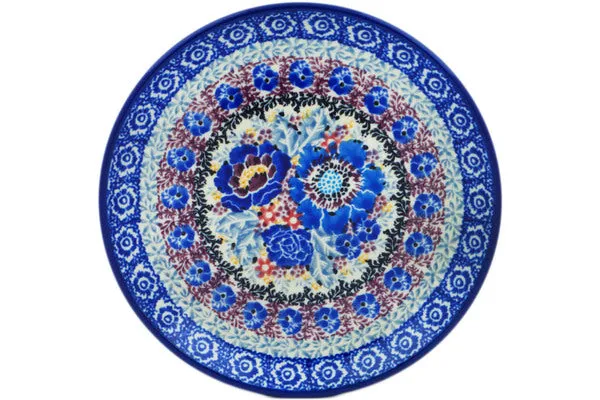6" Bread Plate - Beautiful Blues