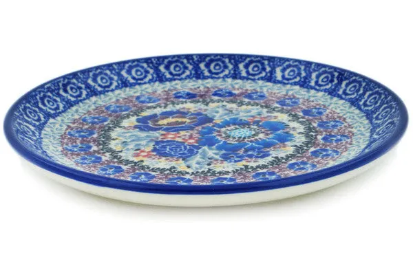 6" Bread Plate - Beautiful Blues