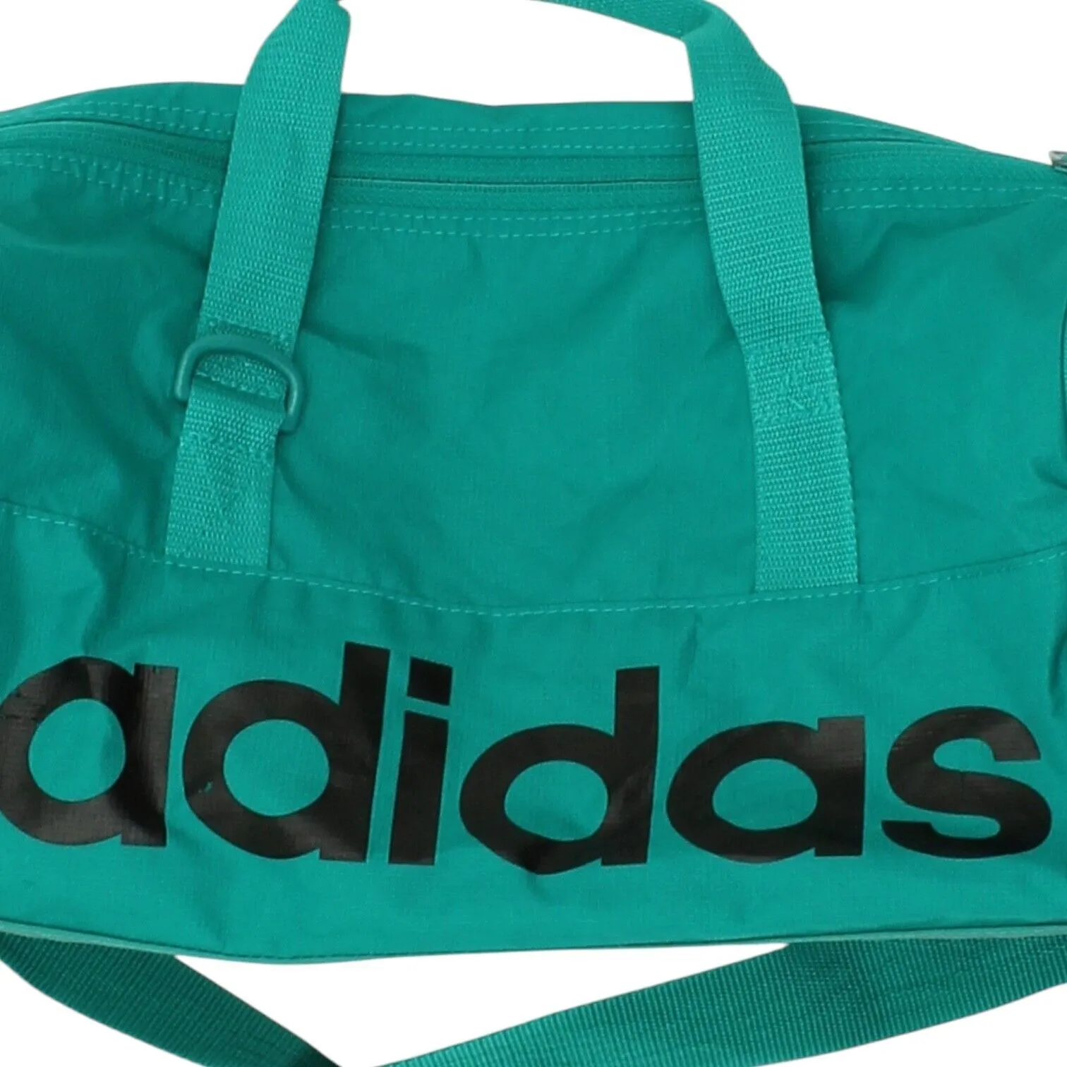 Adidas Green Duffle Bag | Vintage Mens Womens Unisex Gym Travel Holdall VTG