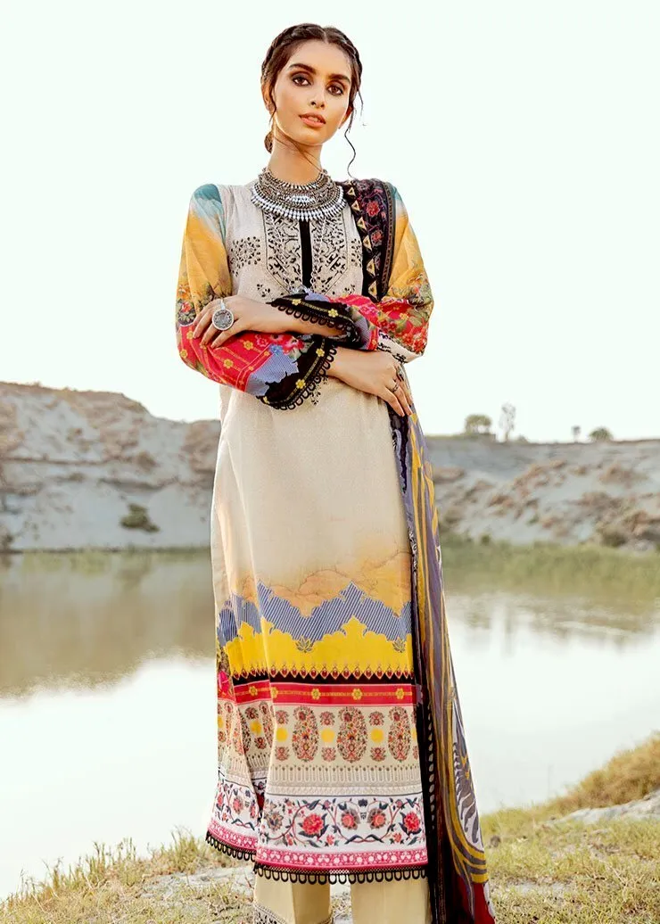 Afrozeh Riwaj Lawn Collection 2020 – 10 - Exquisite Fantasy