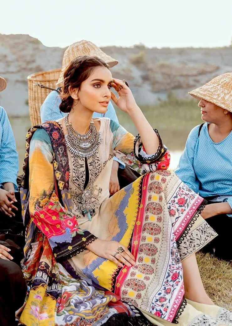 Afrozeh Riwaj Lawn Collection 2020 – 10 - Exquisite Fantasy