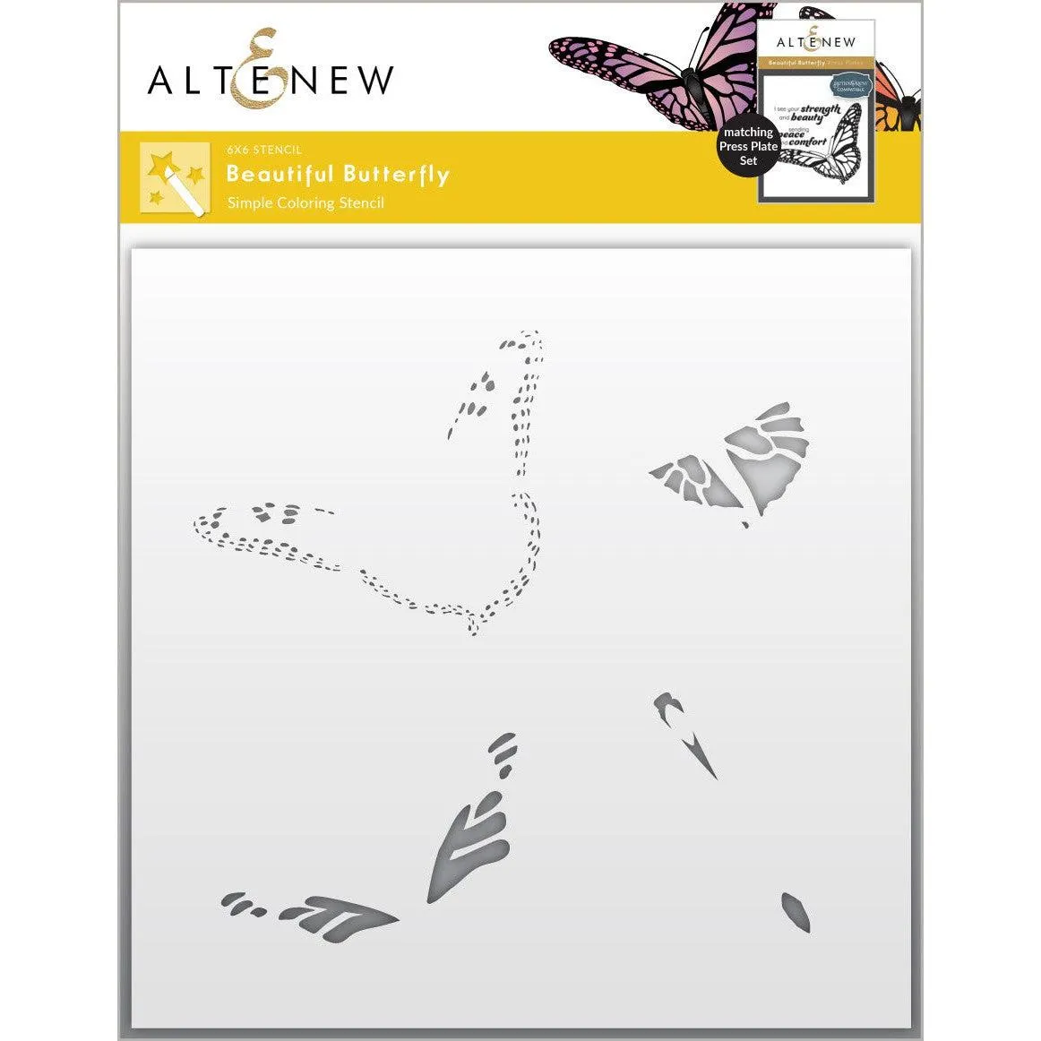 Altenew - Stencils - Beautiful Butterfly