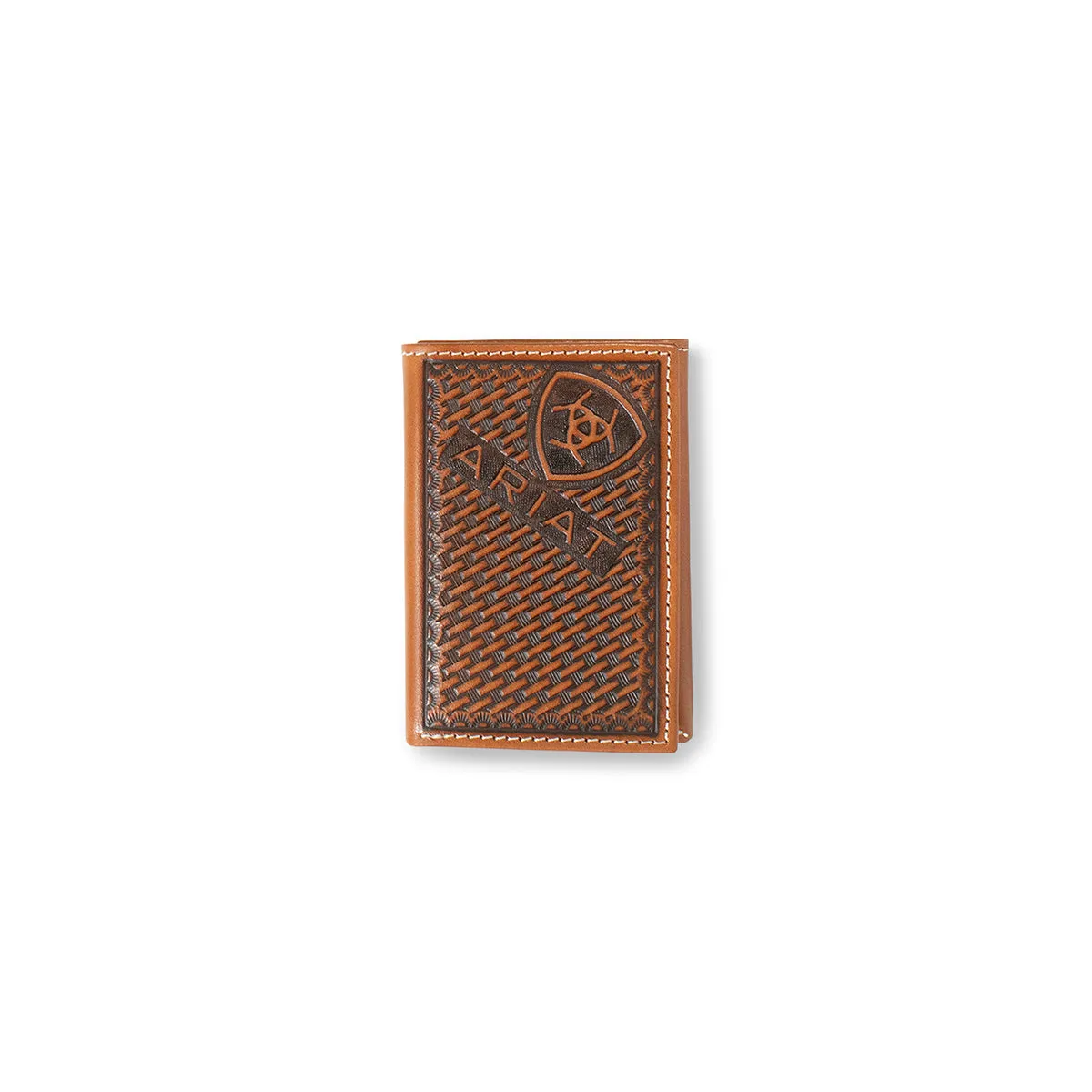 Ariat Sunburst Basketweave Trifold Wallet