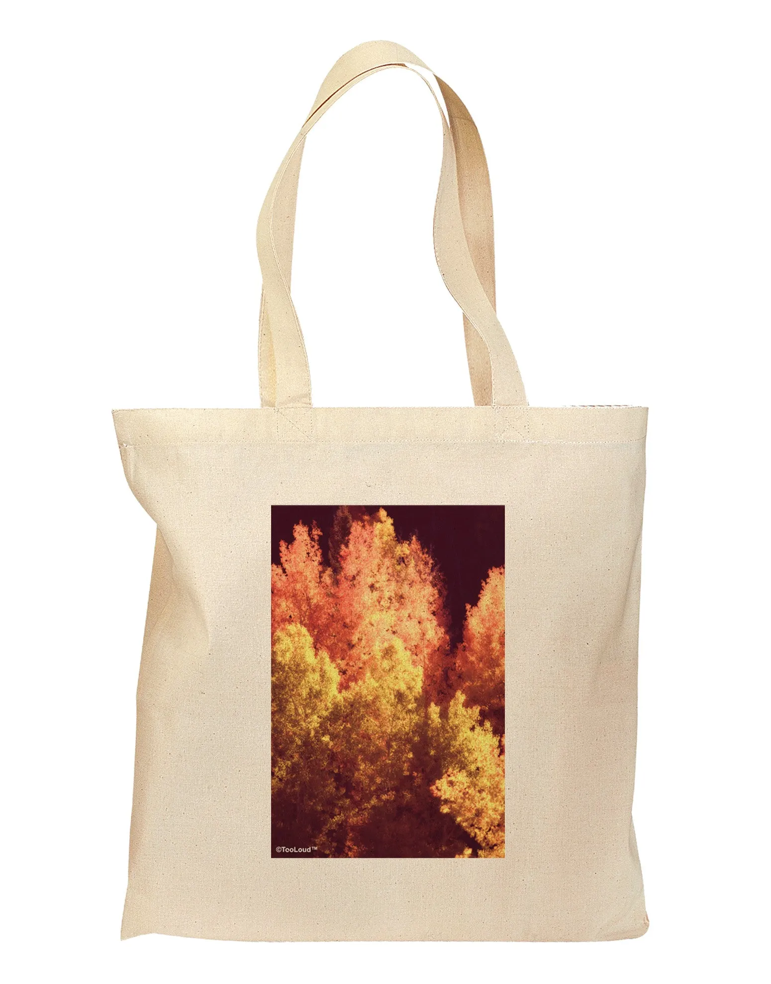 Autumn In Aspen Grocery Tote Bag - Natural