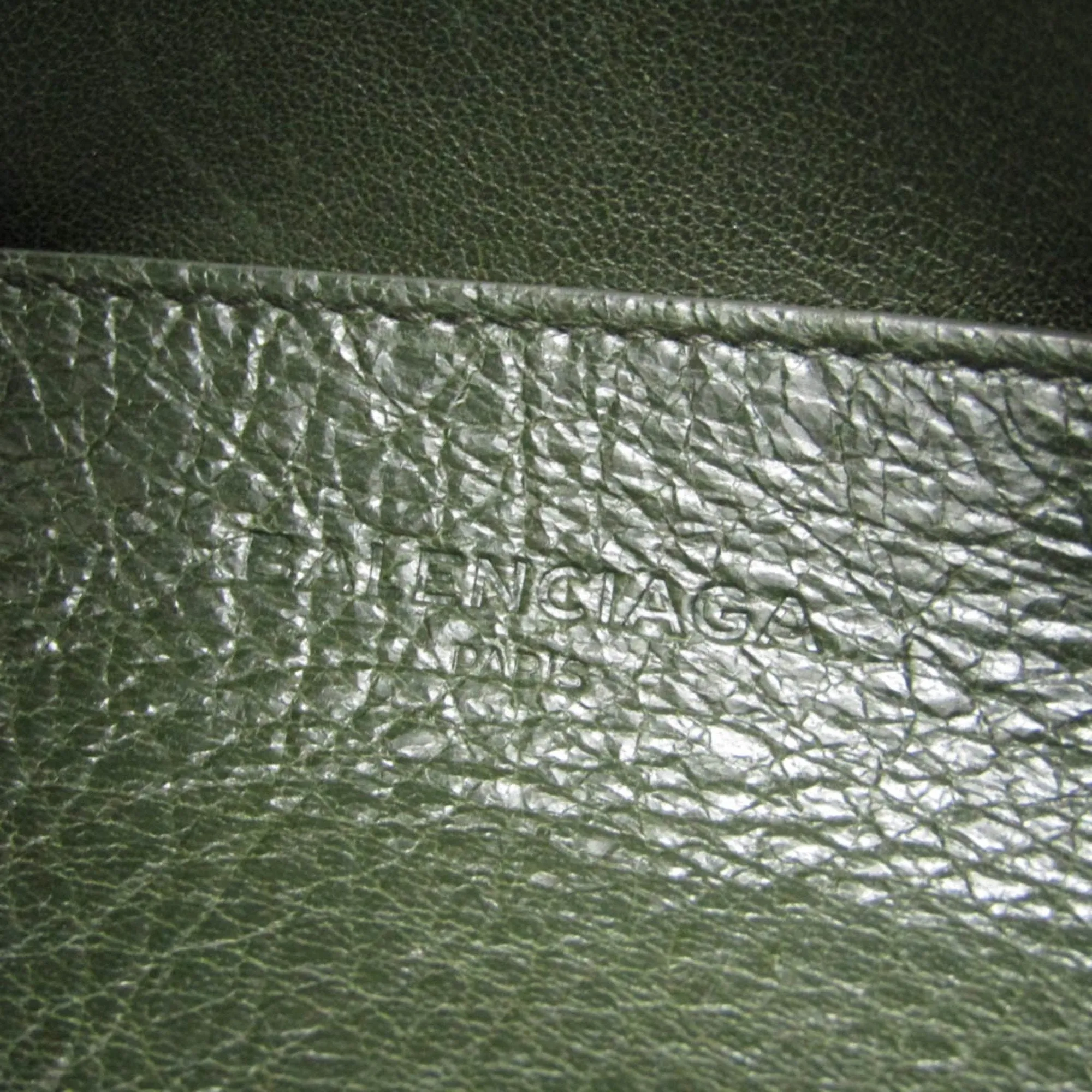 Balenciaga Air hobo Khaki Leather Bag