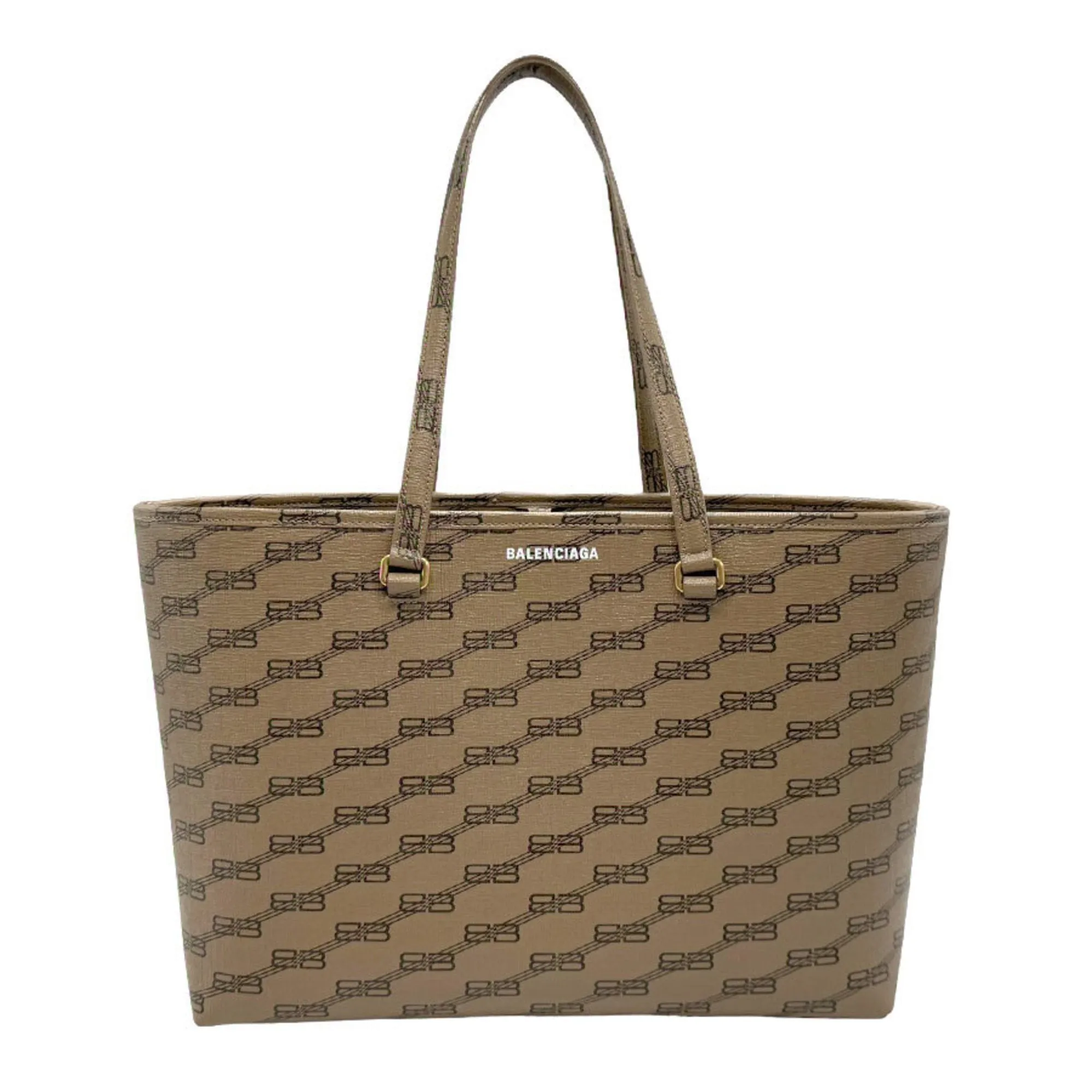 Balenciaga East west Brown Canvas Bag