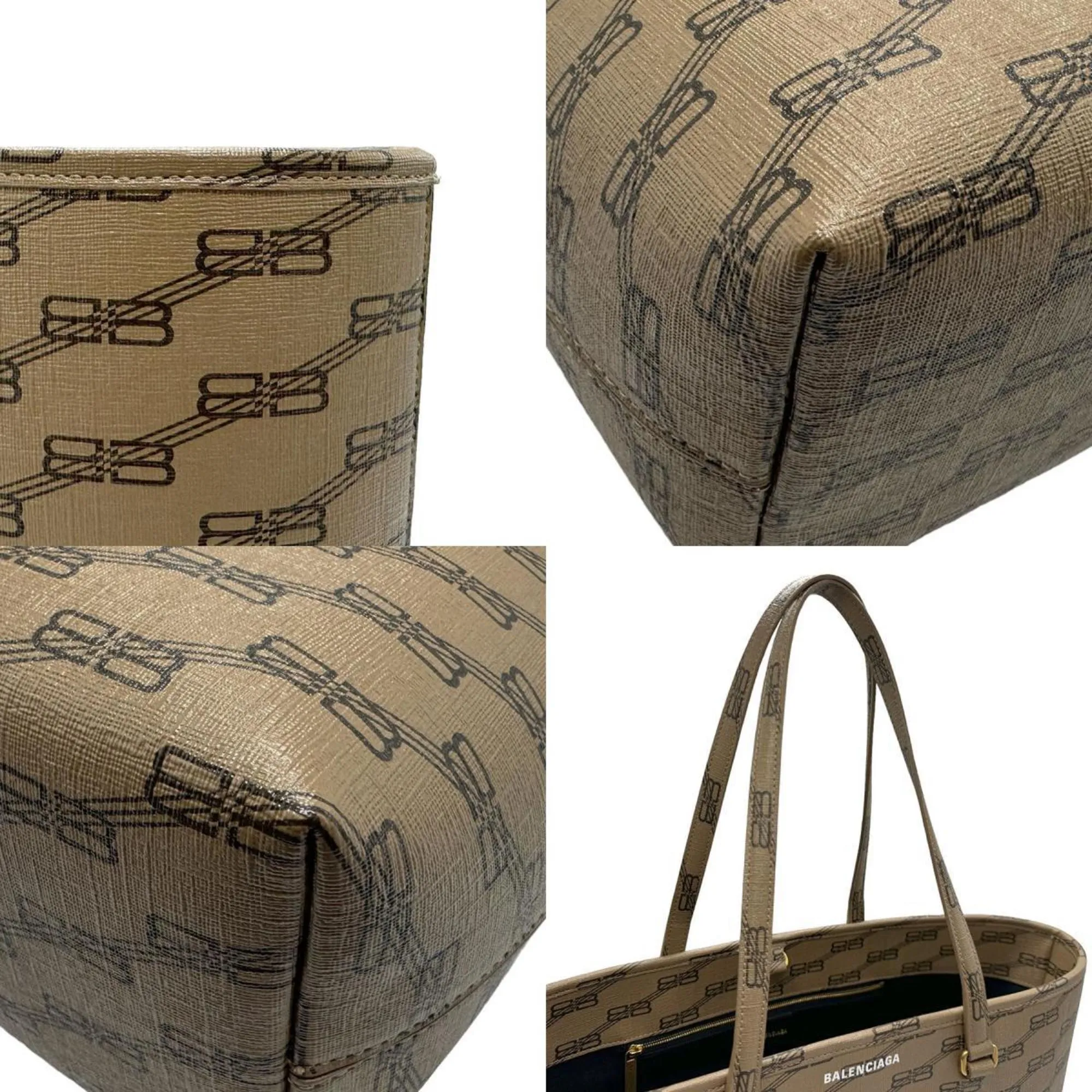 Balenciaga East west Brown Canvas Bag