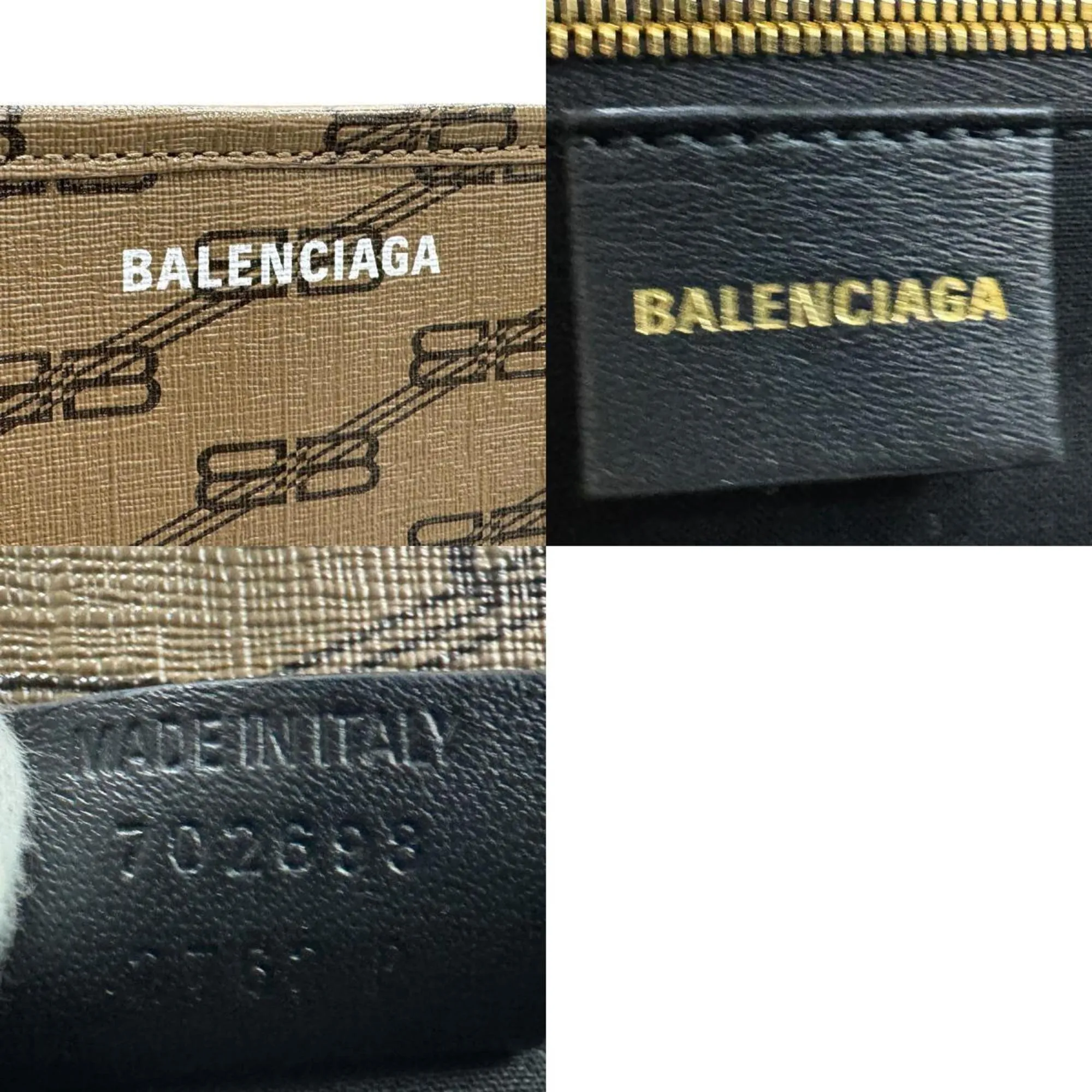 Balenciaga East west Brown Canvas Bag