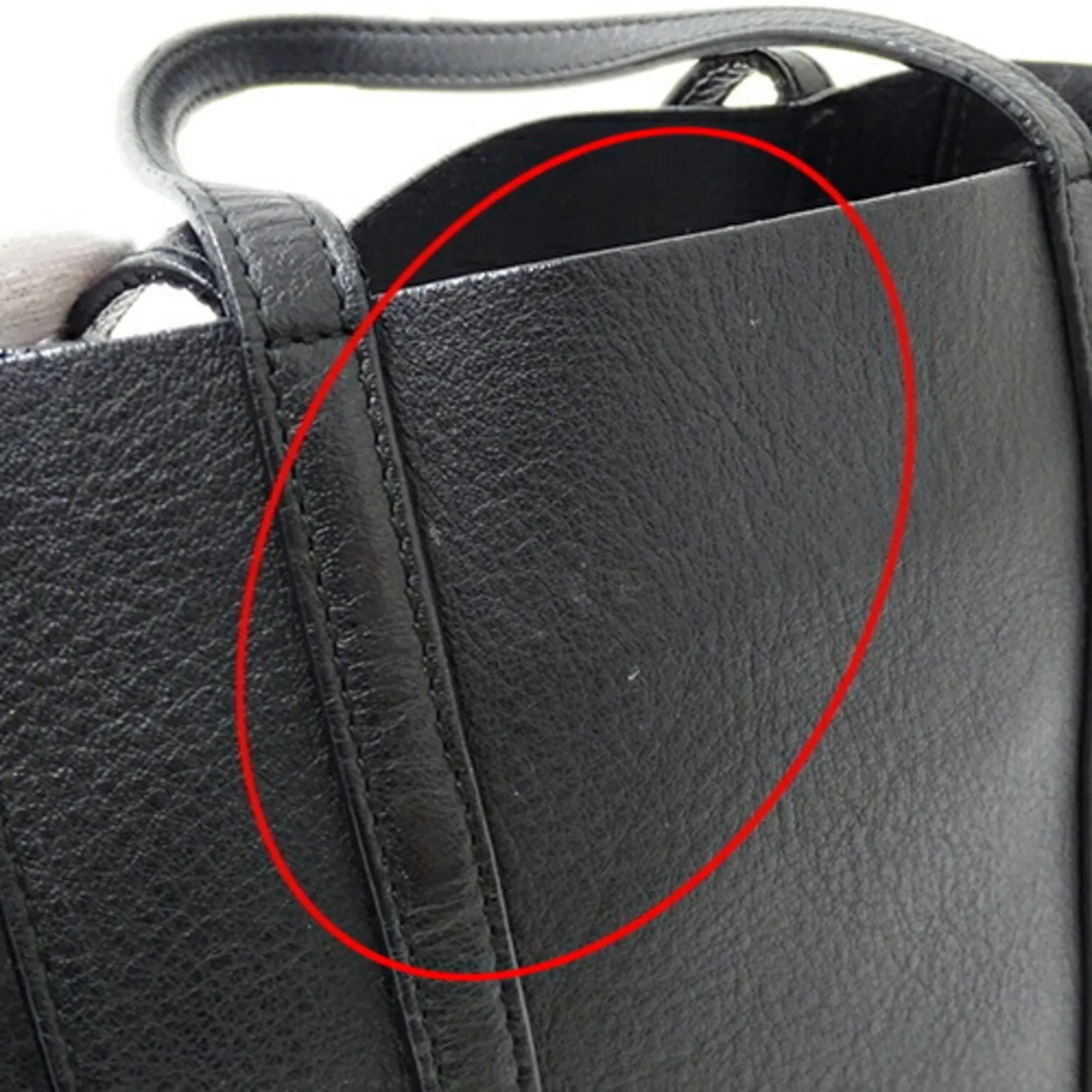 Balenciaga Eveyday Cabas Black Leather Bag