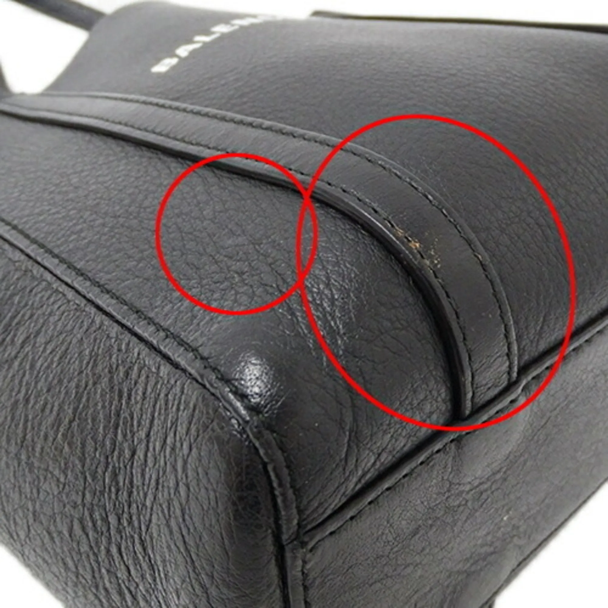 Balenciaga Eveyday Cabas Black Leather Bag