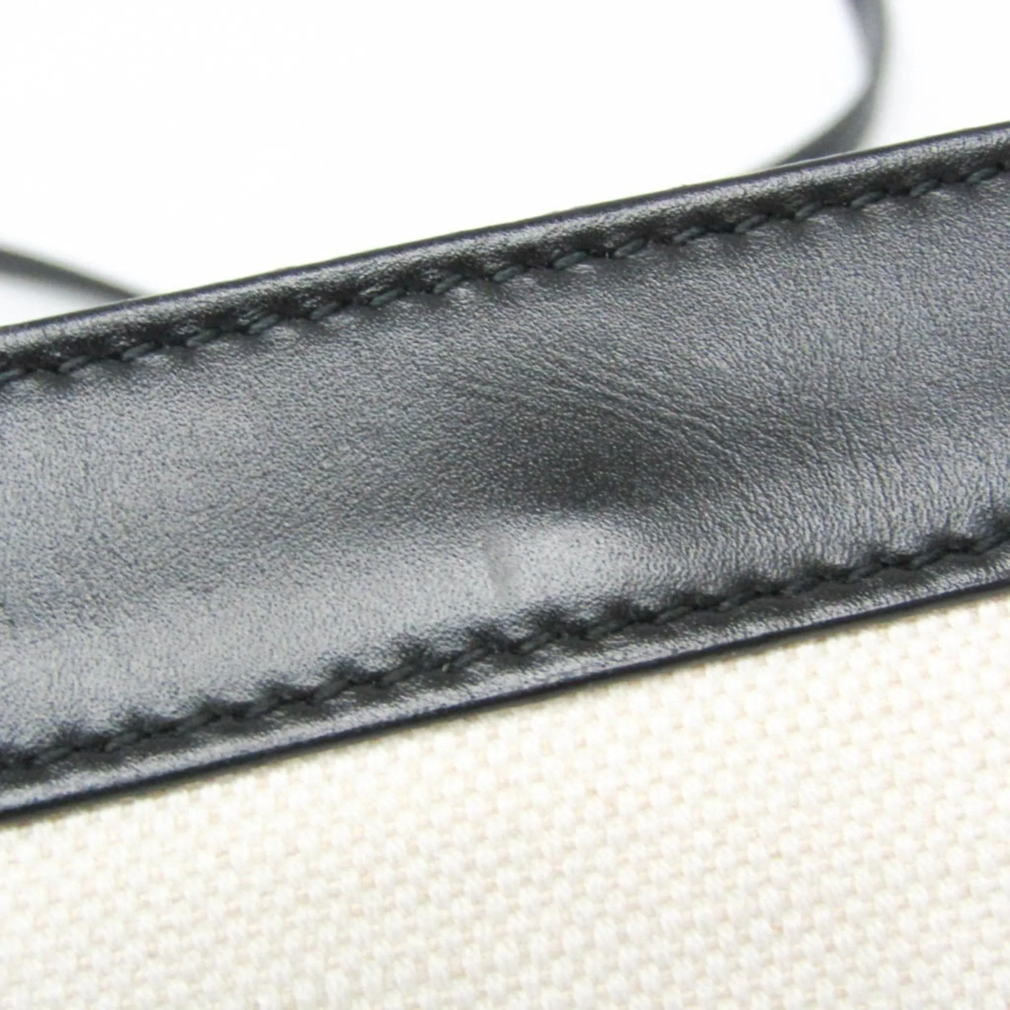 Balenciaga Navy pouch White Canvas Bag
