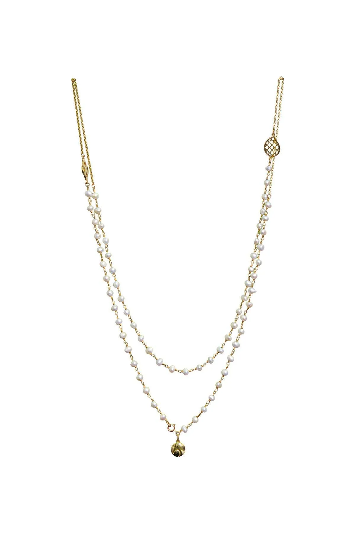 Be Exquisite Necklace White Pearl