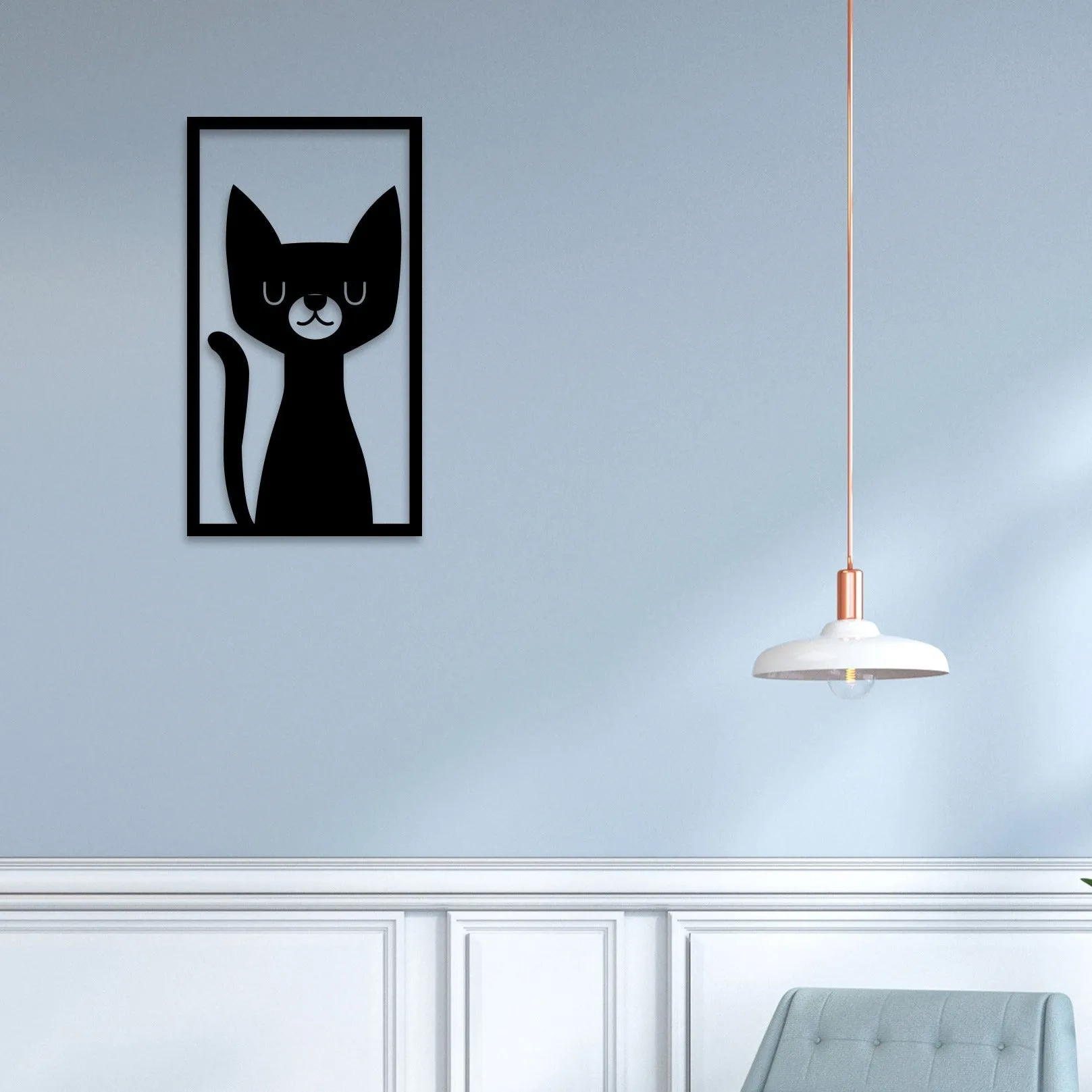 Beautiful Cat Metal Wall Art