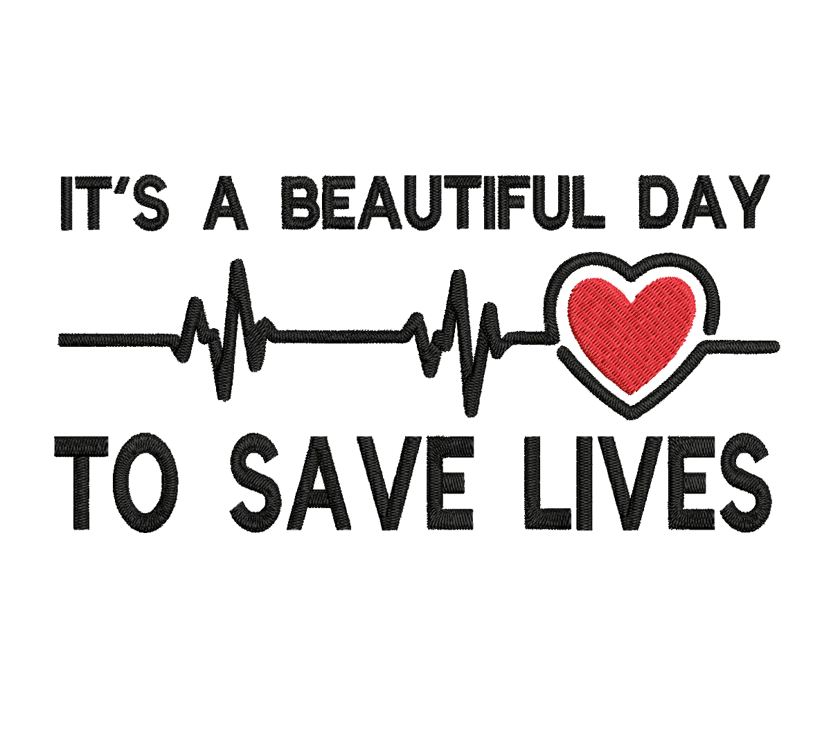 Beautiful Day - Nurses- Embroidery Design