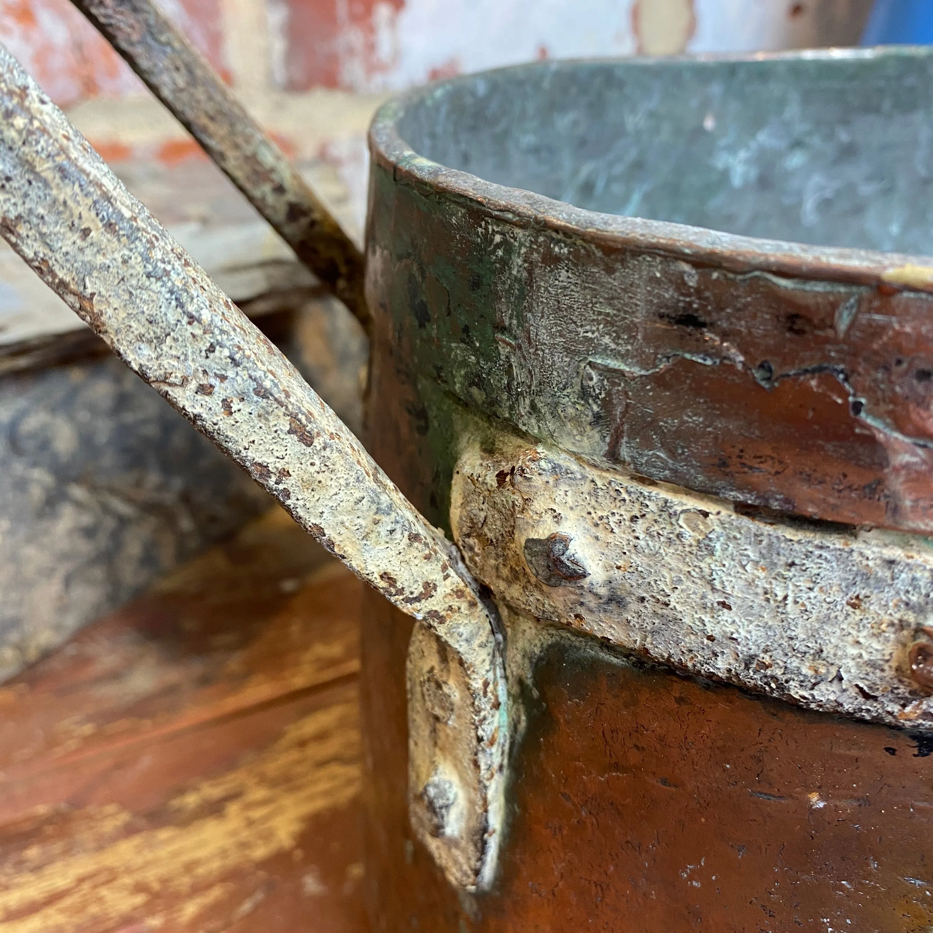 Beautiful French copper cooking pot