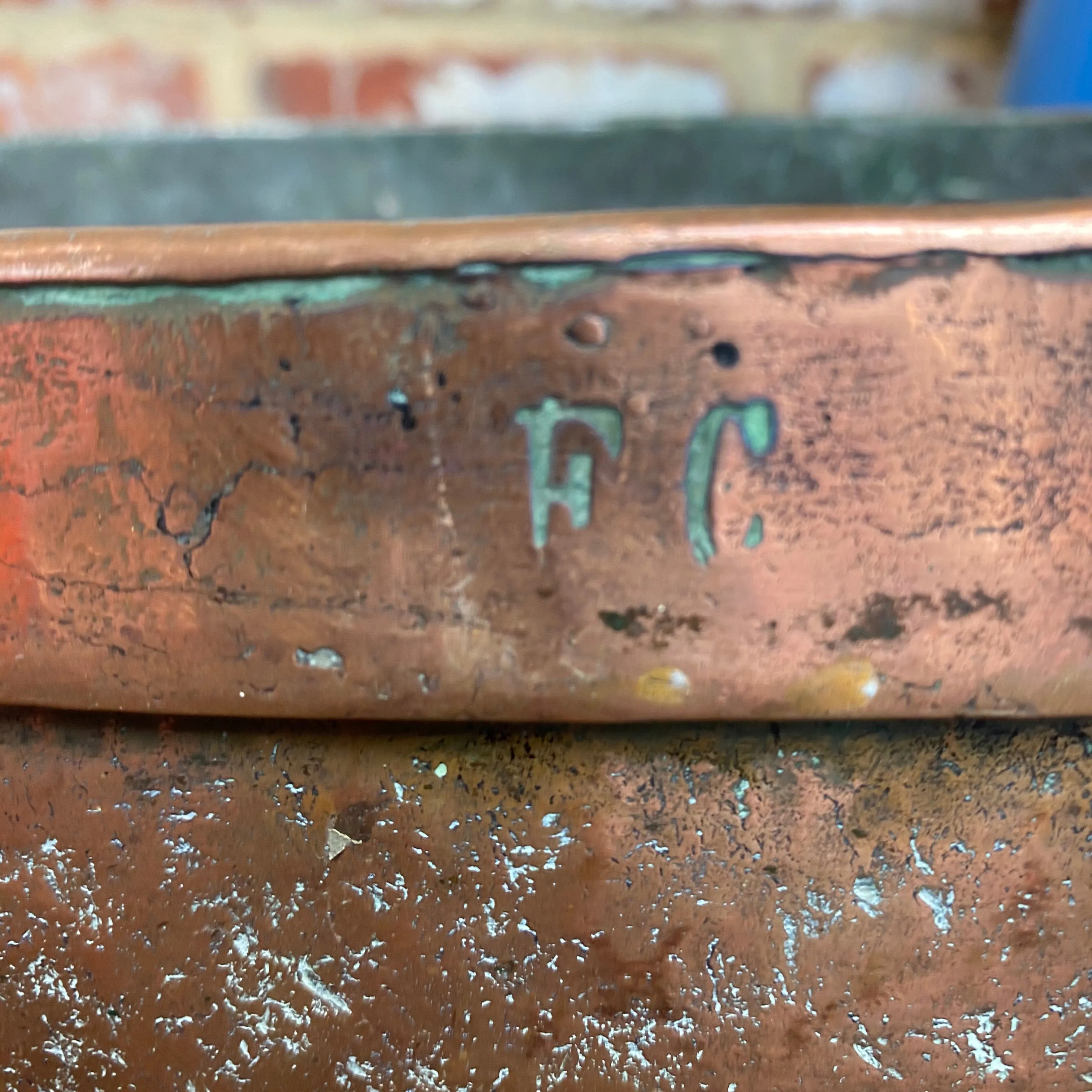 Beautiful French copper cooking pot