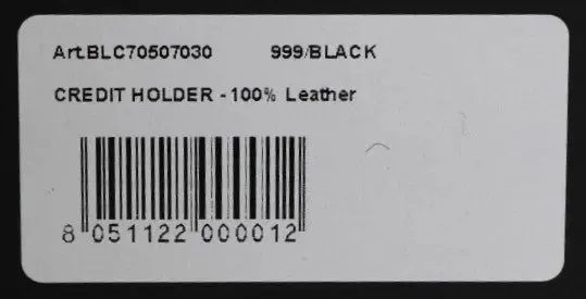 Billionaire Italian Couture Exquisite Black Leather Men's Wallet