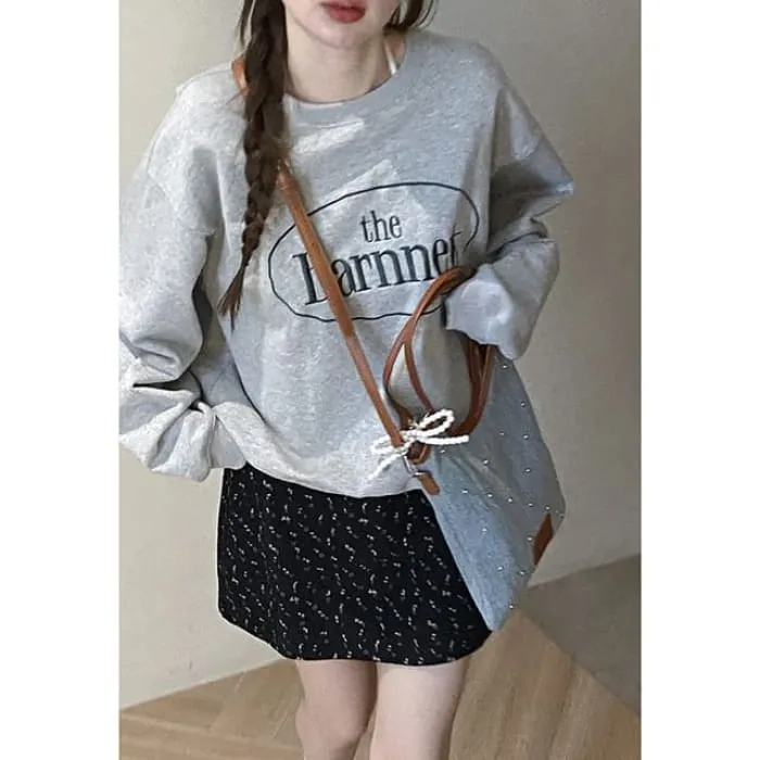 Bow Washed Denim Shoulder Bag