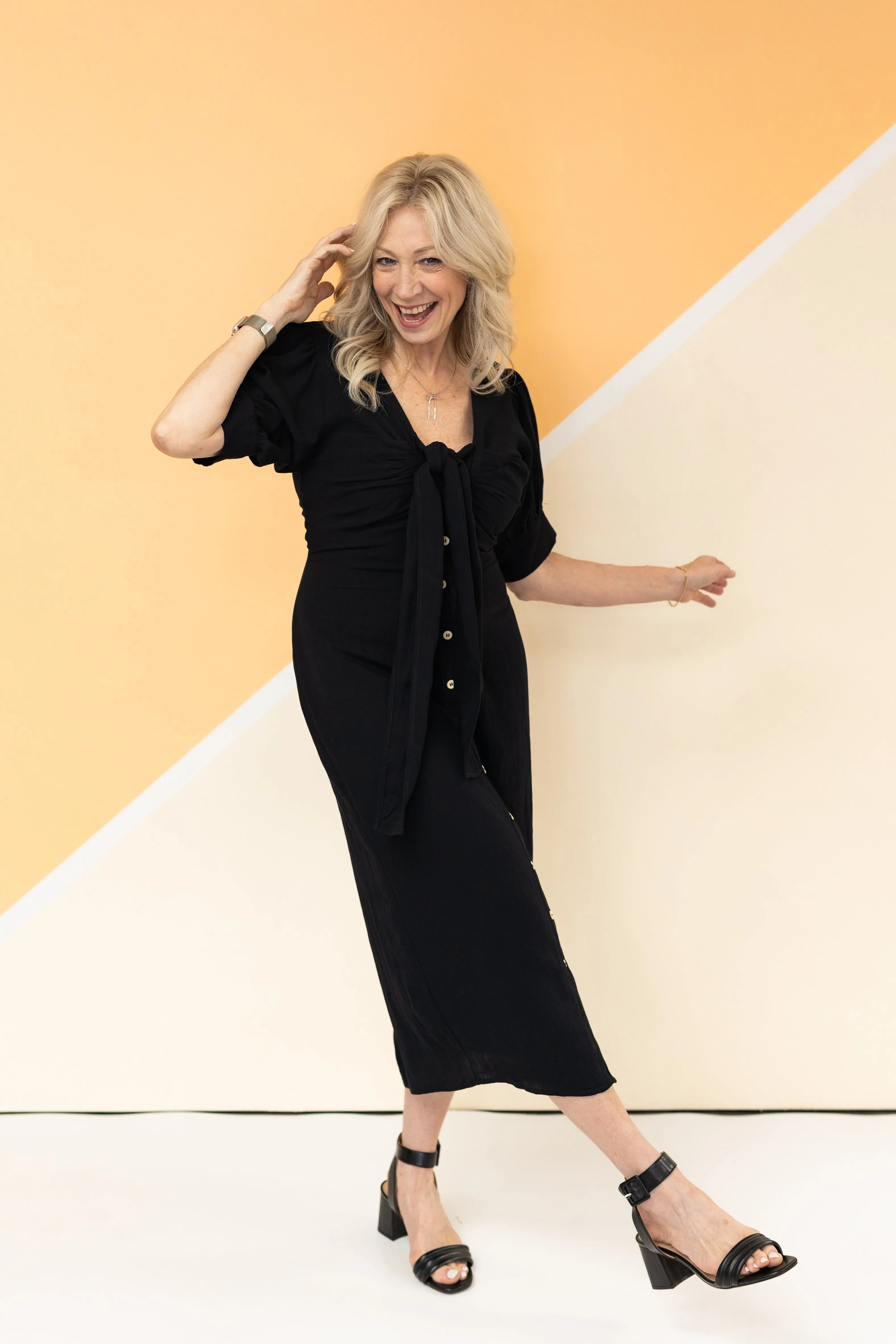 Bows, Bold & Beautiful Midi Dress