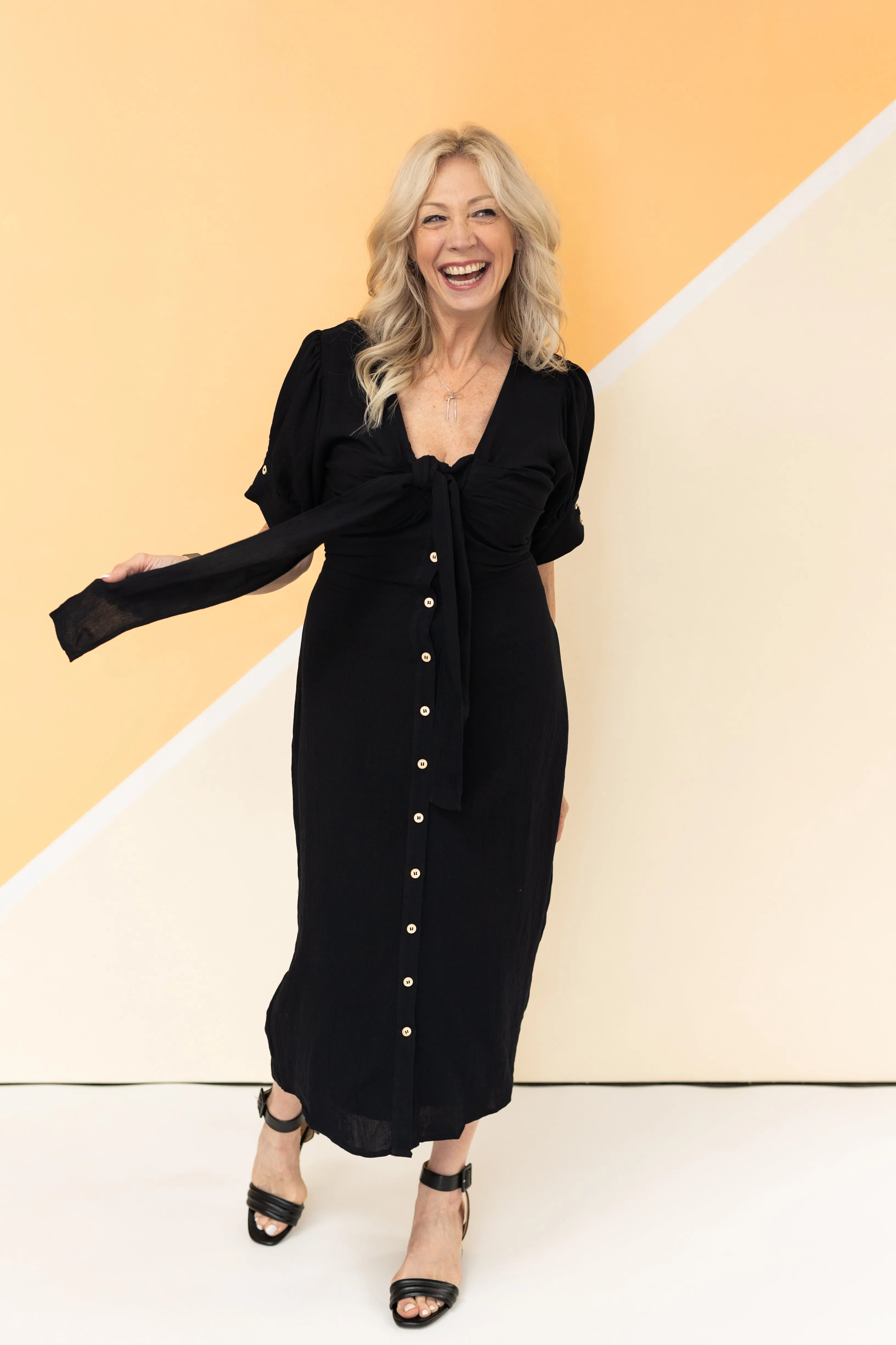 Bows, Bold & Beautiful Midi Dress