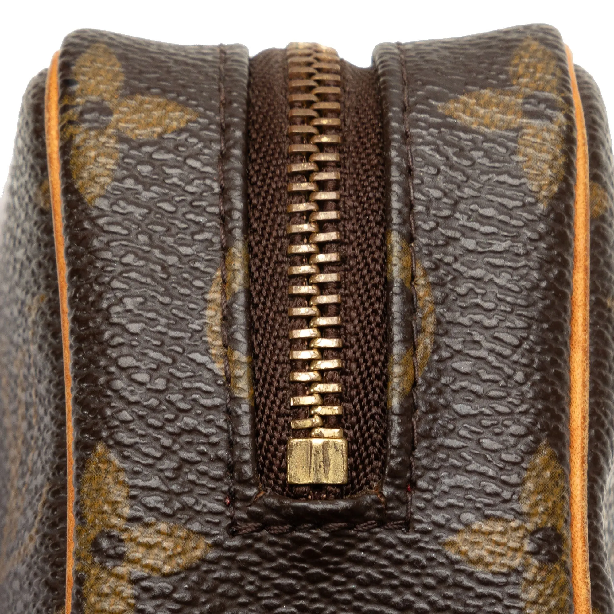 Brown Louis Vuitton Monogram Trousse Wapity Pouch