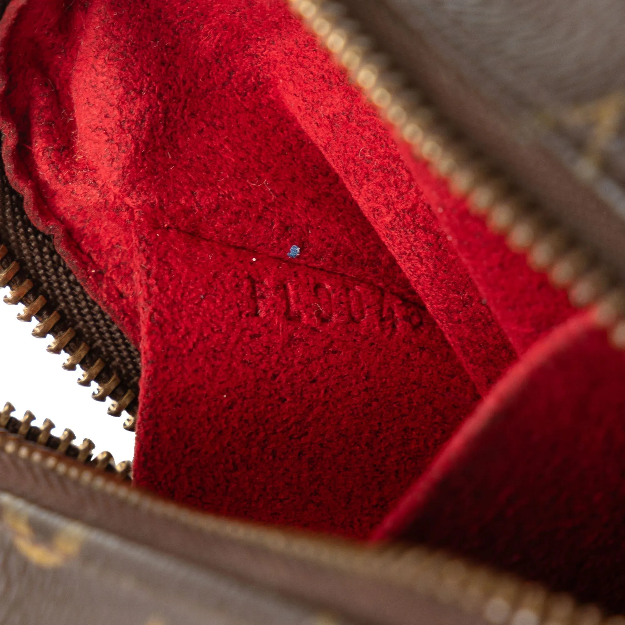 Brown Louis Vuitton Monogram Trousse Wapity Pouch