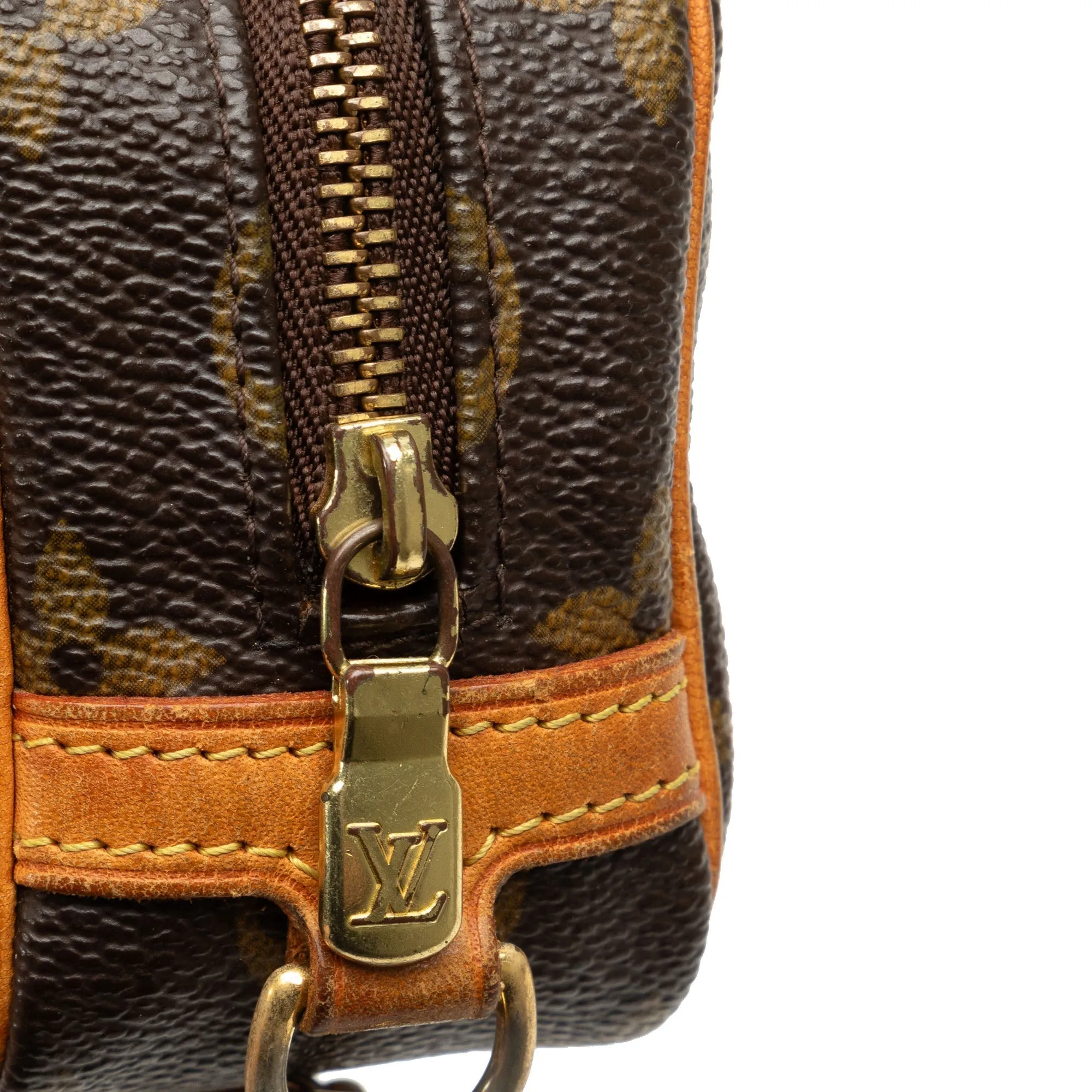 Brown Louis Vuitton Monogram Trousse Wapity Pouch