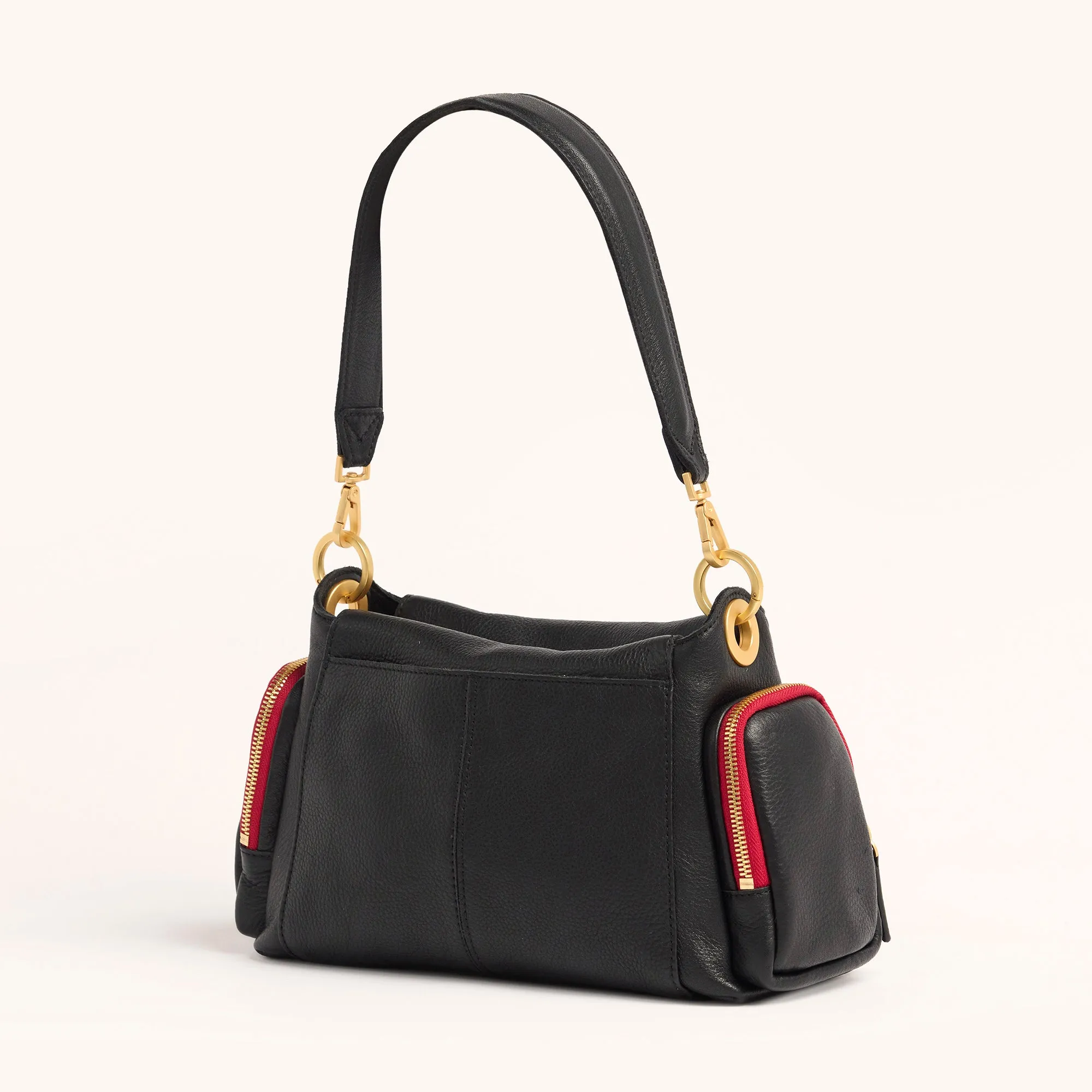 Bryant | Cargo Black/Brushed Gold Red Zip | Med