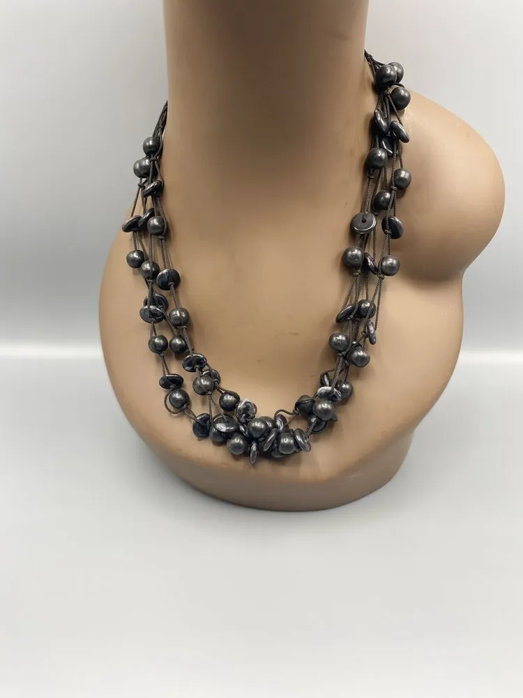 Cayenne Medium Round 3-Tier Necklace