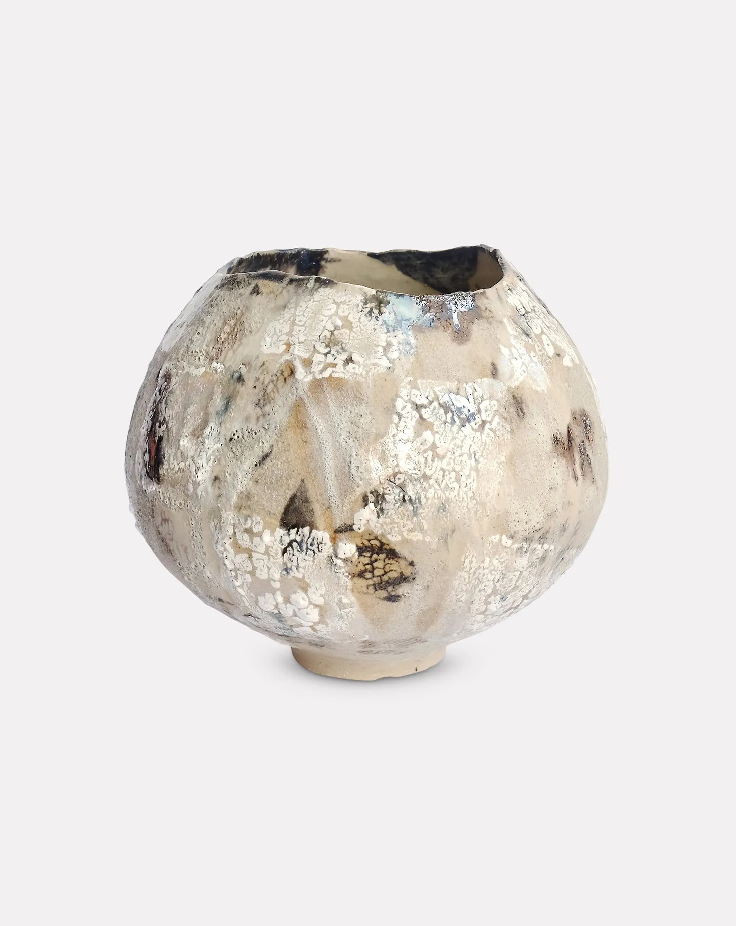 Checkers Crawl Moonjar Vase