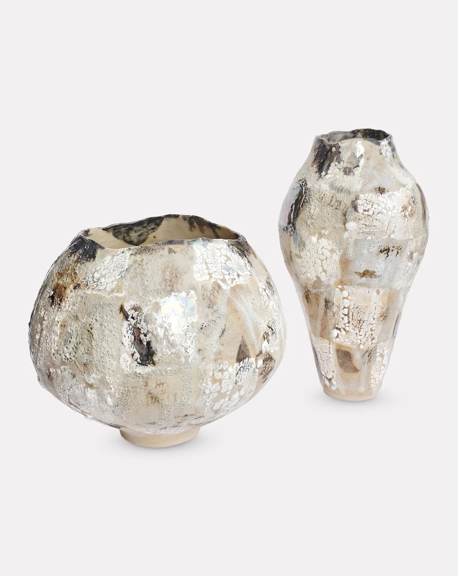 Checkers Crawl Moonjar Vase
