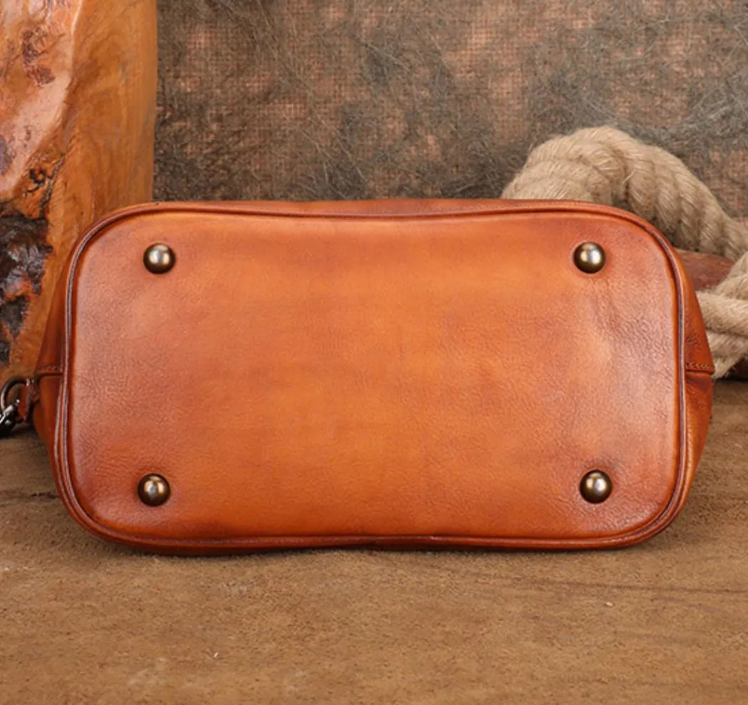 Chic Womens Leather Over The Shoulder Bag Black Crossbody Bags For Women