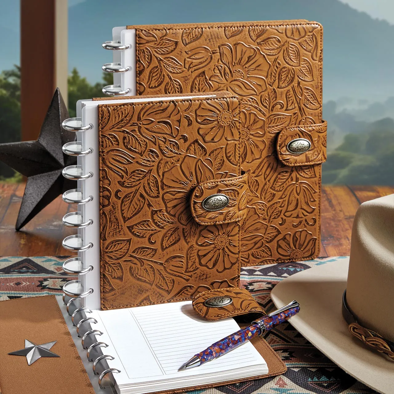 Circa Santa Fe Discbound Leather Notebook