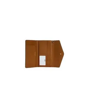 Coach Signature Travel C1962 Envelope Wallet In Light Khaki Chalk