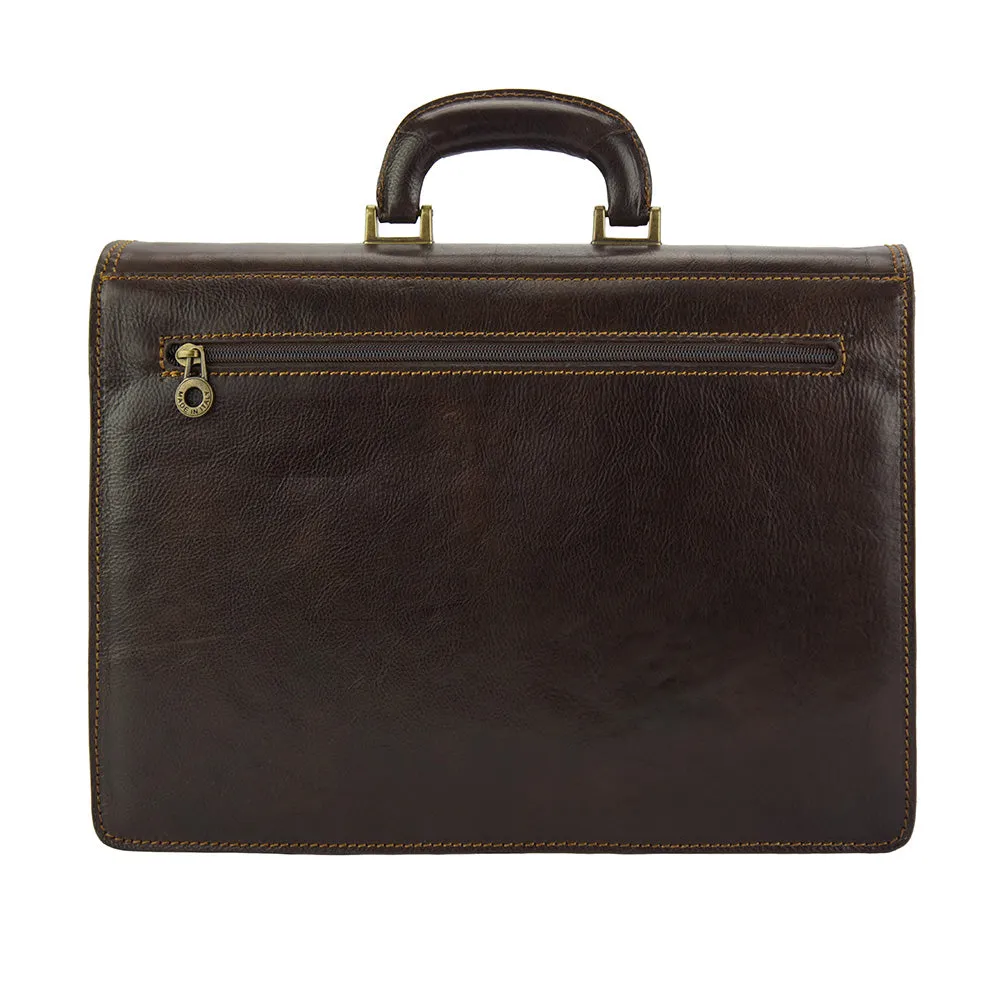 Corrado Leather Briefcase