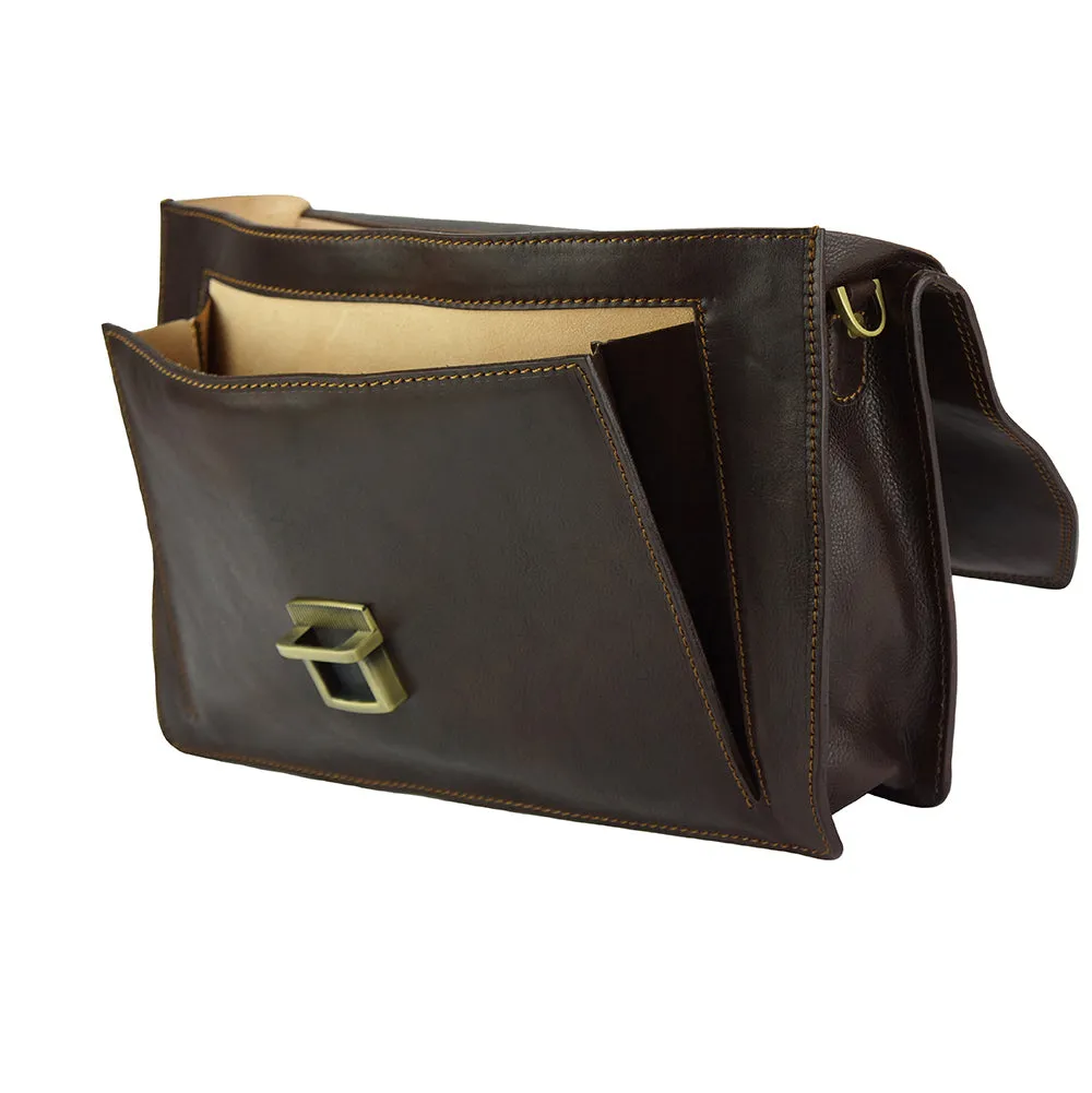 Corrado Leather Briefcase