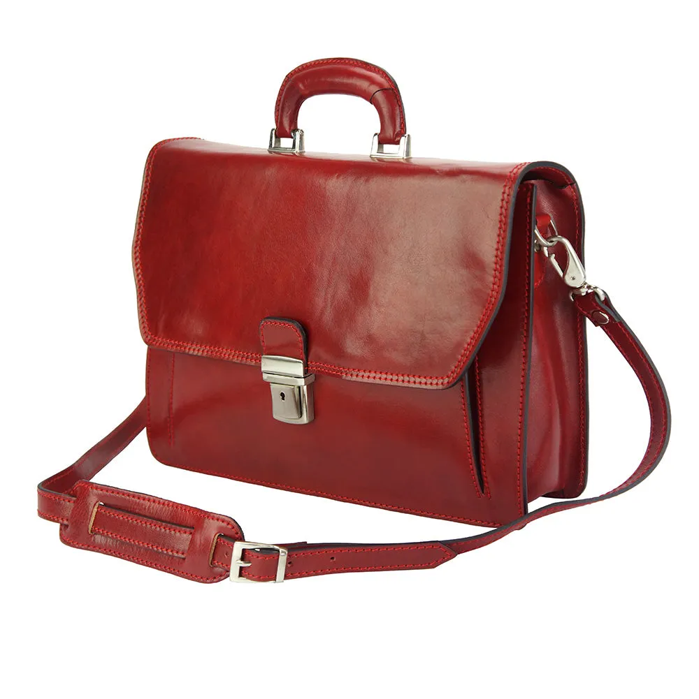 Corrado Leather Briefcase
