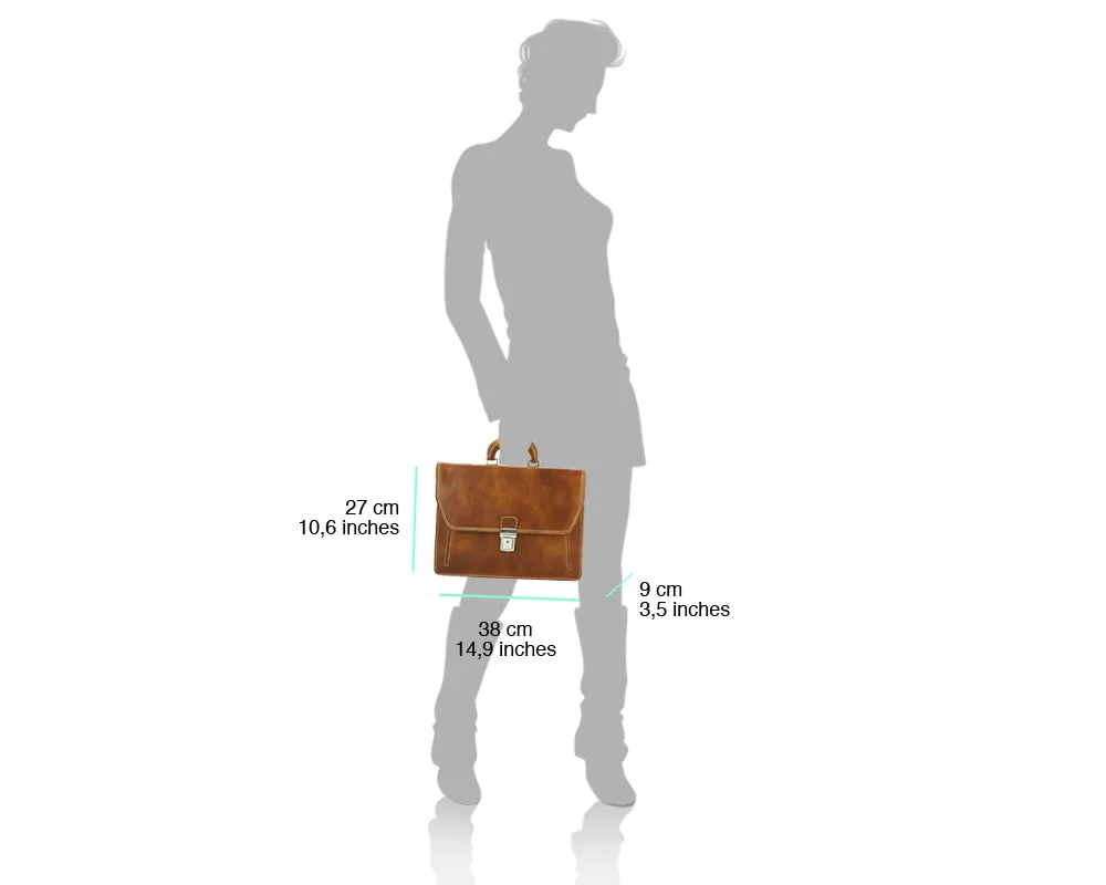 Corrado Leather Briefcase