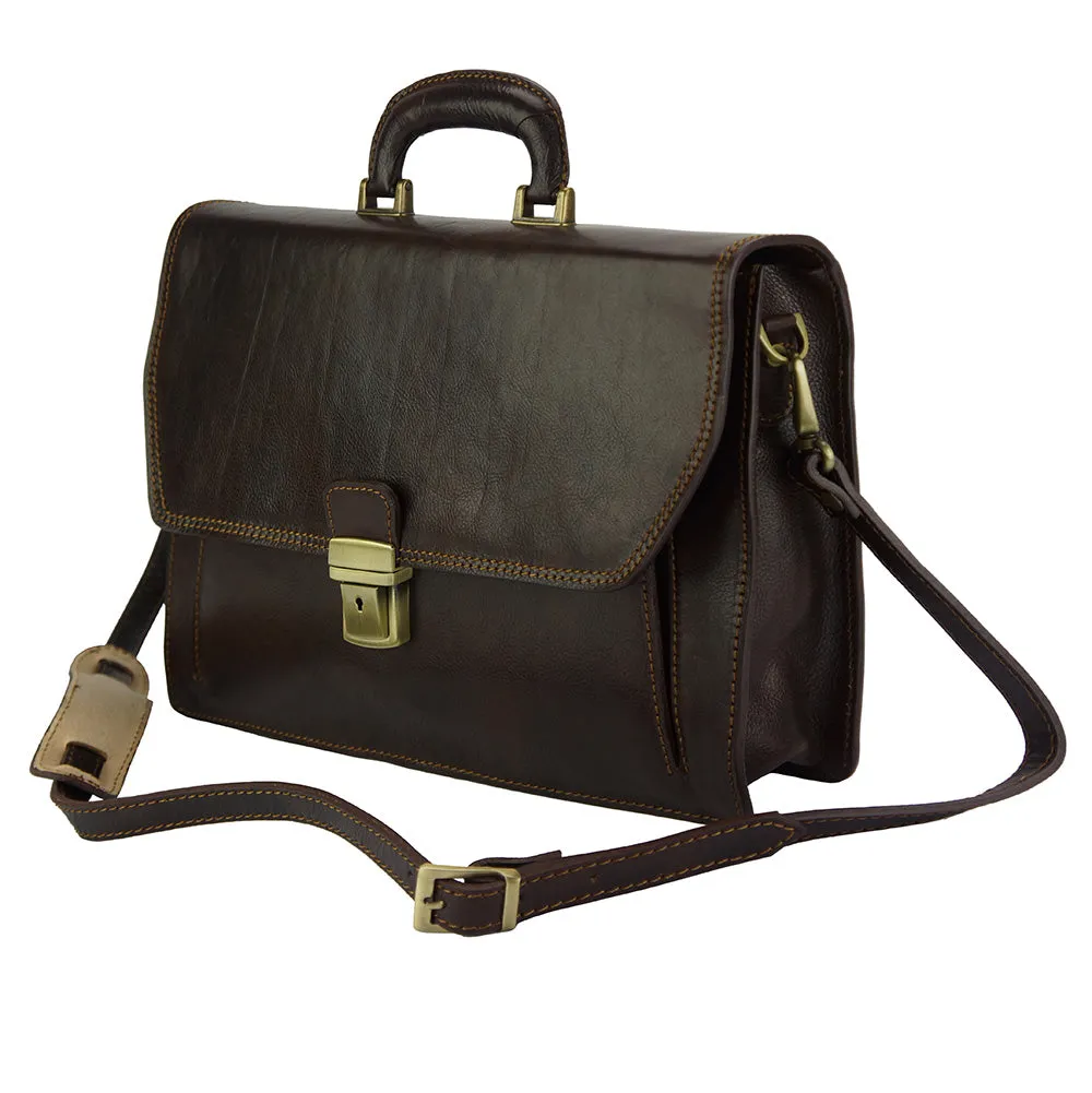 Corrado Leather Briefcase