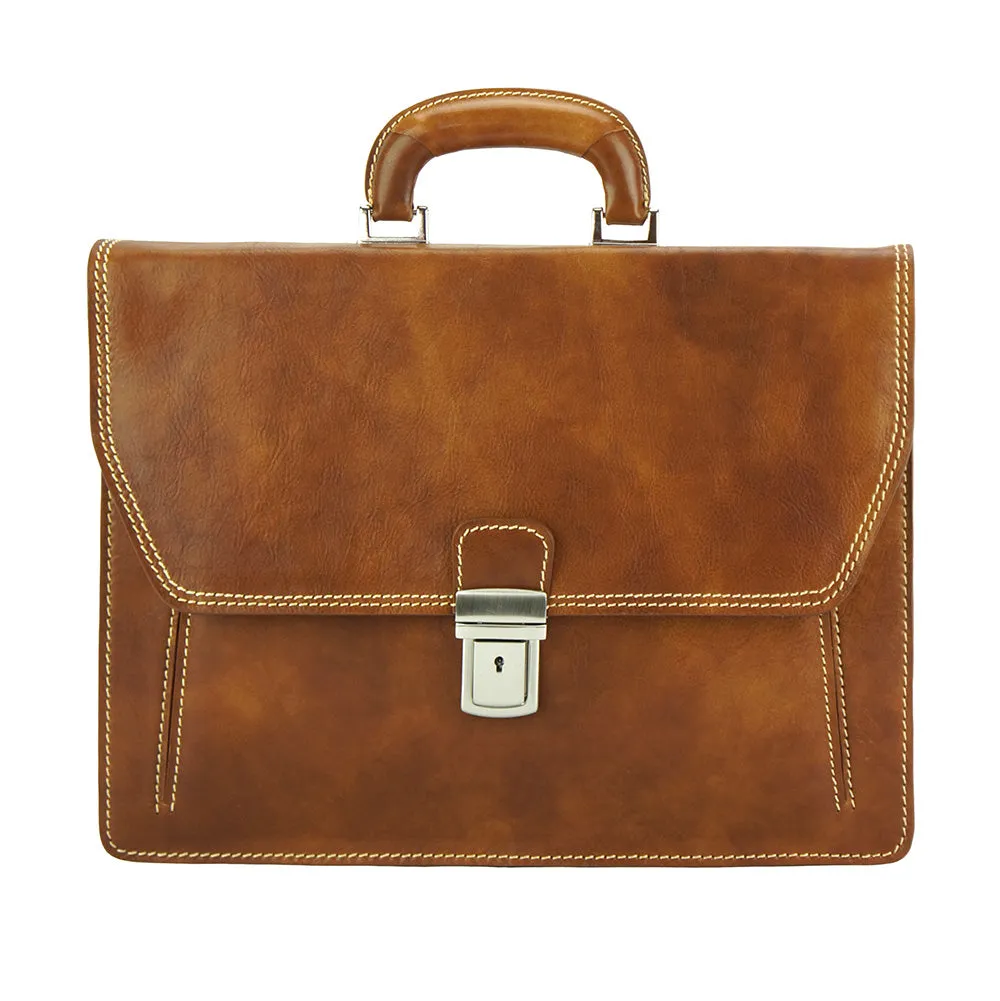 Corrado Leather Briefcase