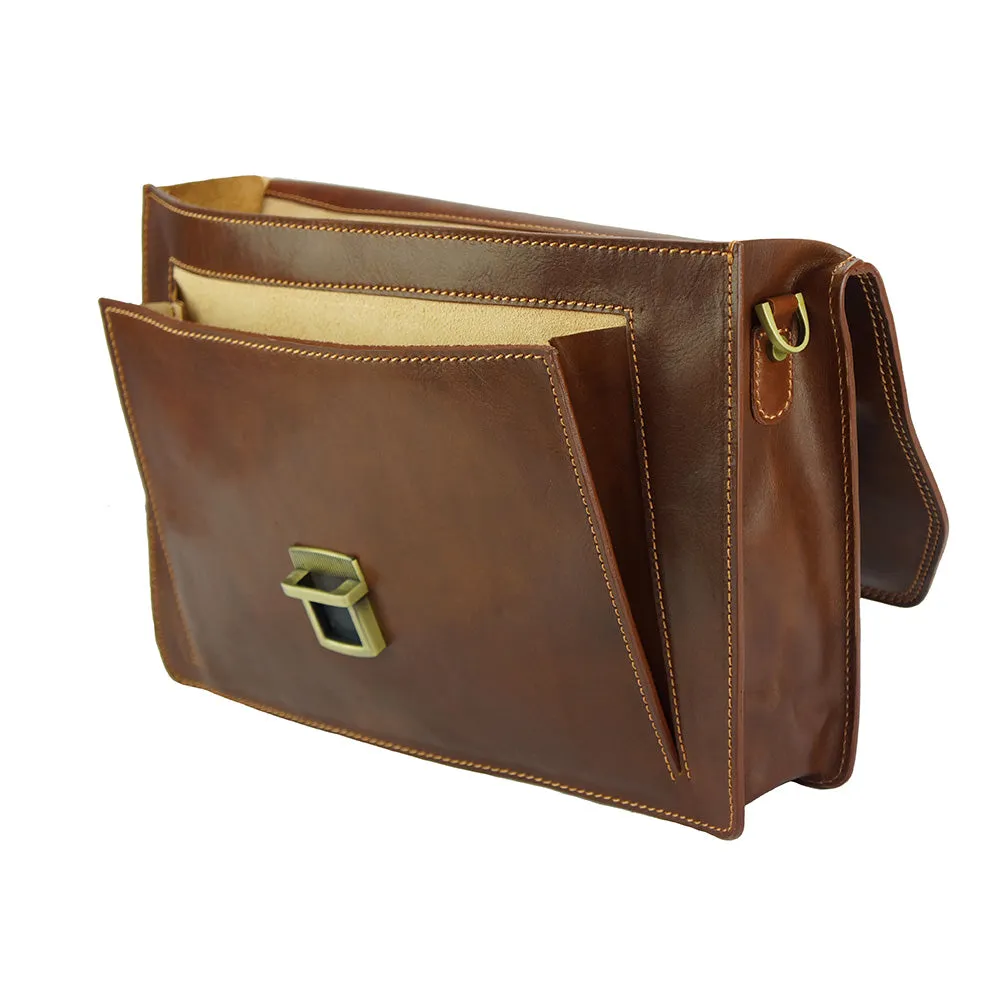 Corrado Leather Briefcase