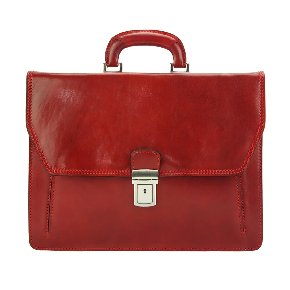 Corrado Leather Briefcase