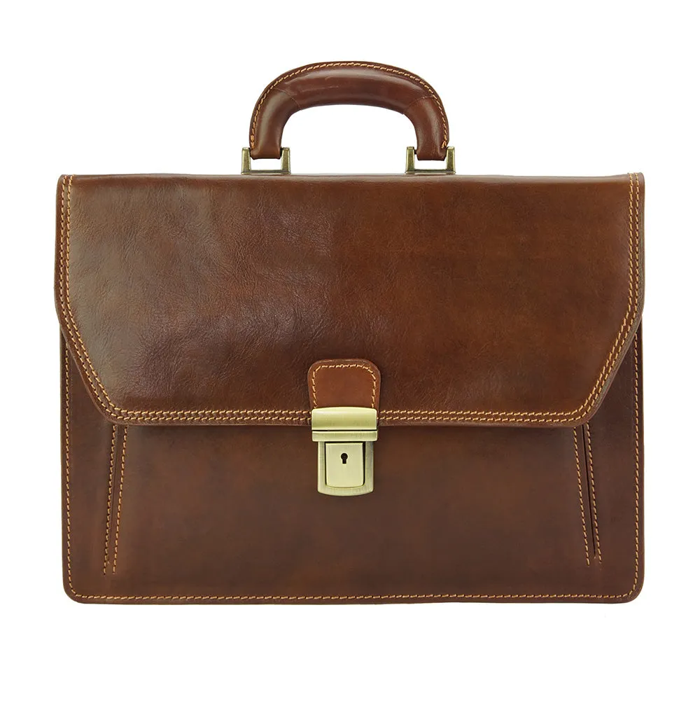 Corrado Leather Briefcase