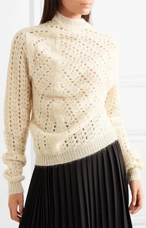 Cut-Out Asymmetrical Sweater